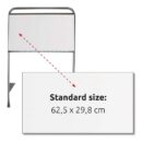 Große Maklerschildplatte für Estate Sign Standard, 62,5 x 29,8 cm