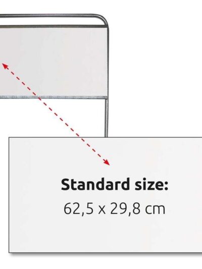 Große Maklerschildplatte für Estate Sign Standard, 62,5 x 29,8 cm