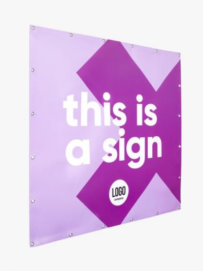 Werbebanner - Festformat Extra günstige Banner im Festformat