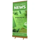 Roll-up Bambus, einseitiges Banner inkl. Tasche, 85 x 200 cm, Holz