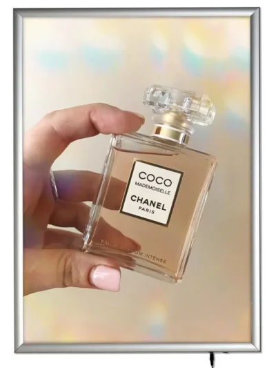 LED-Rahmen, einseitig, Vertikale, B2 - 50 x 70 cm