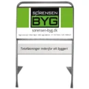 Maklerschild / Gartenschild, Estate Sign Standard, Ohne Druck und ohne Platte