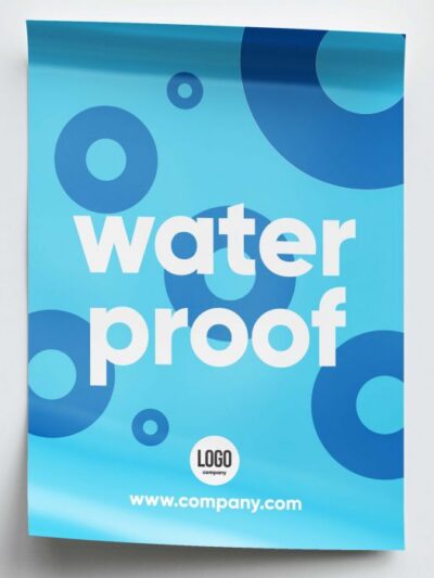 Wasserfestes Poster Geeignet für feuchte Umgebungen